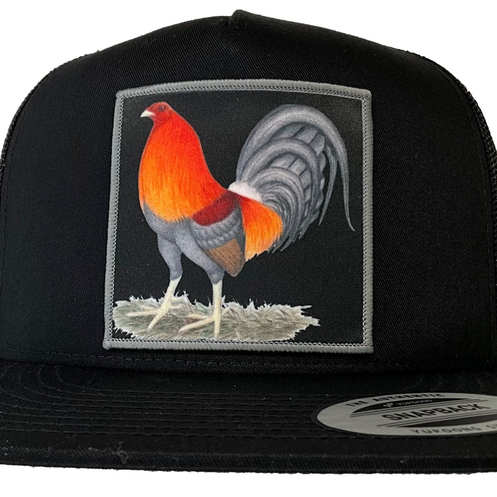 El gallo hat black mesh SnapBack yupoong